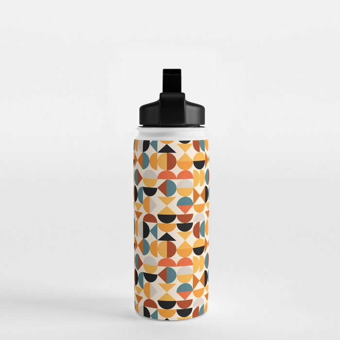 Geo Retro - Mid Century Mix Water Bottle Gallery Image 2