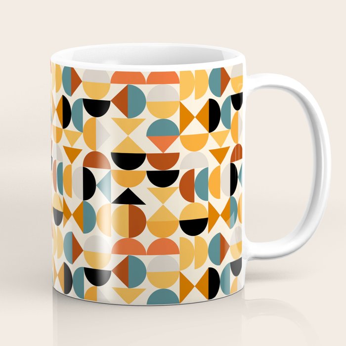 Geo Retro - Mid Century Mix Coffee Mug Gallery Image 1