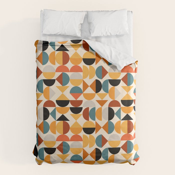 Geo Retro - Mid Century Mix Duvet Cover Gallery Image 1