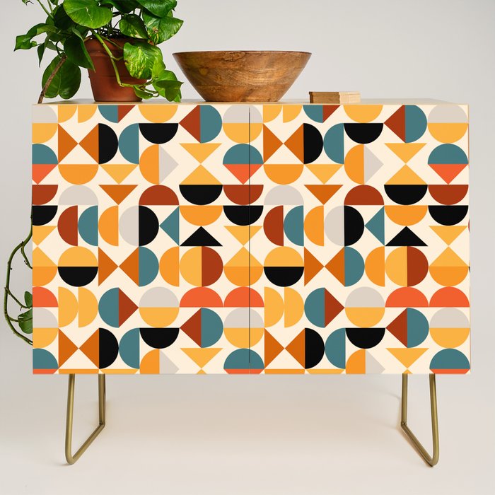 Geo Retro - Mid Century Mix Credenza Gallery Image 1