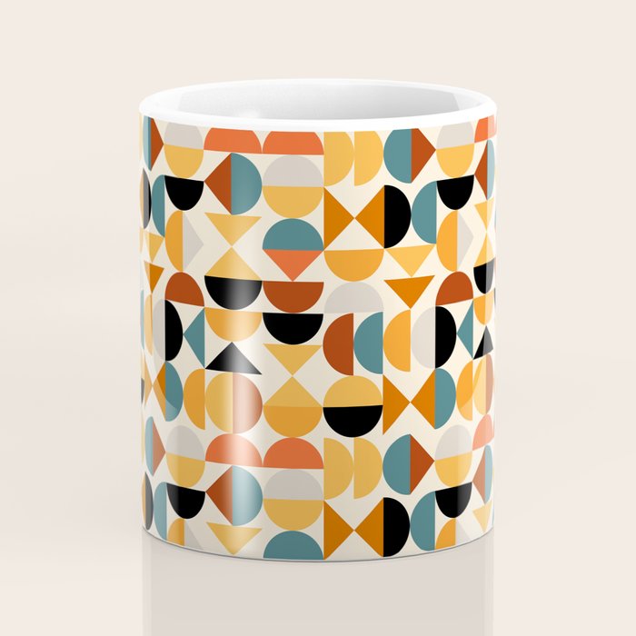 Geo Retro - Mid Century Mix Coffee Mug Gallery Image 4