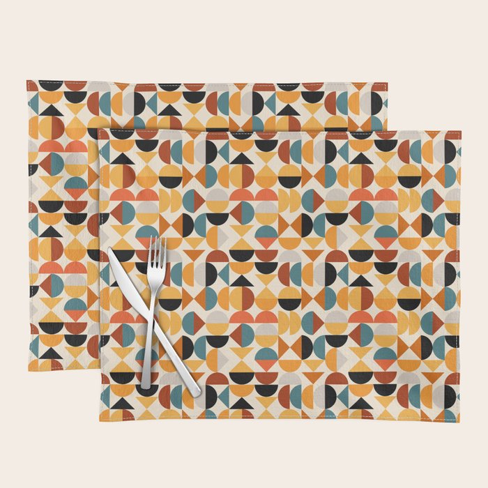 Geo Retro - Mid Century Mix Placemat Gallery Image 1