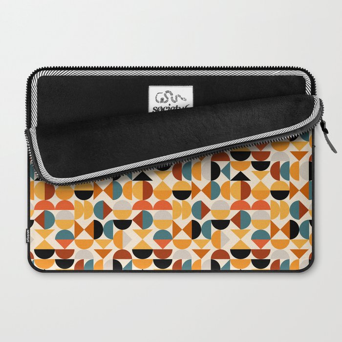 Geo Retro - Mid Century Mix Laptop Sleeve Gallery Image 2