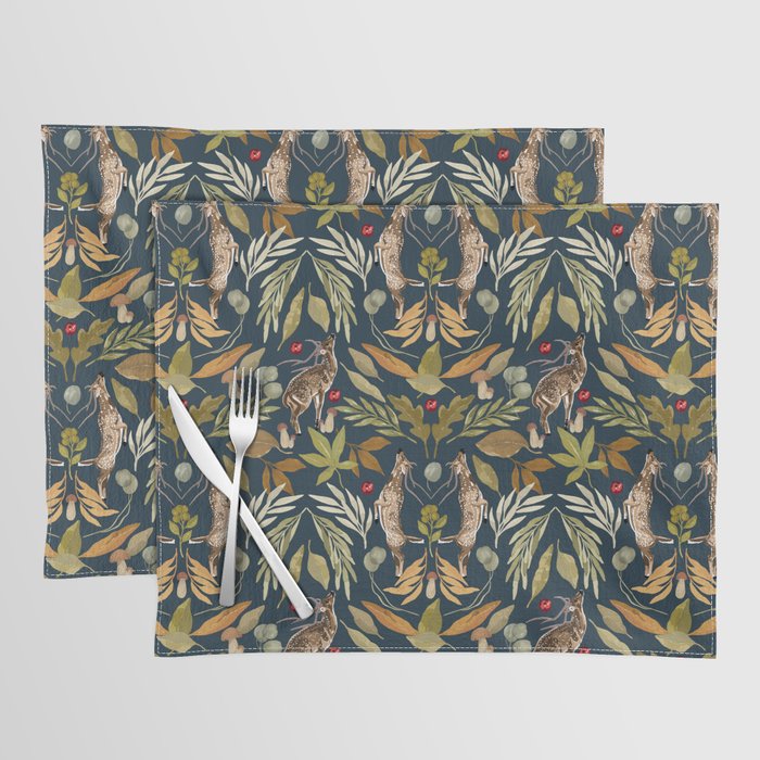 Deer in a wild nature forest DD Placemat Gallery Image 1