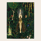 1921 Classical Masterpiece 'Flowers and Flames' by Kay Nielsen Poster Gallery Image 4