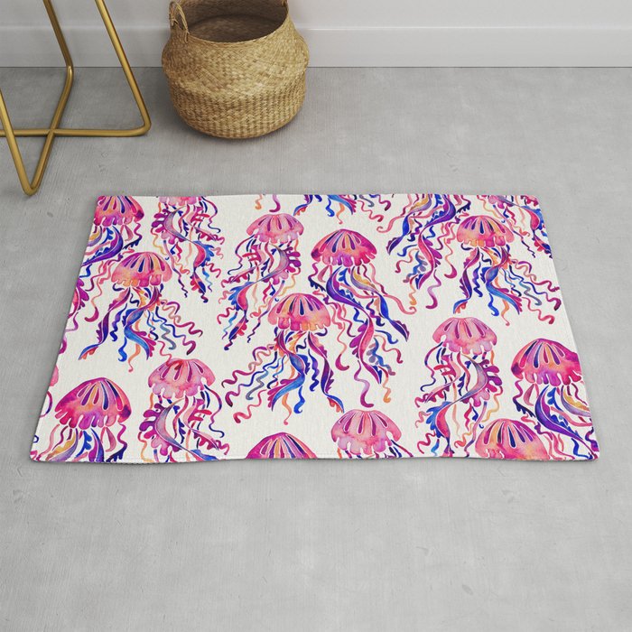 Jellyfish - Magenta Palette Rug Gallery Image 1