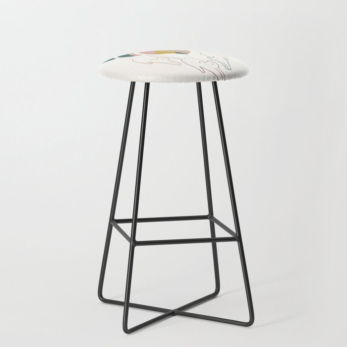 Cat and Plant 8 Stool Gallery Image 1
