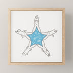 Rabbit Star Mini Art Print Gallery Image 1