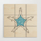 Rabbit Star Wood Wall Art Gallery Image 1
