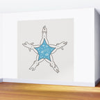 Rabbit Star Wall Mural Gallery Image 2