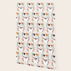 Japanese Lucky Cat with Cherry Blossoms Wallpaper Gallery Image 2