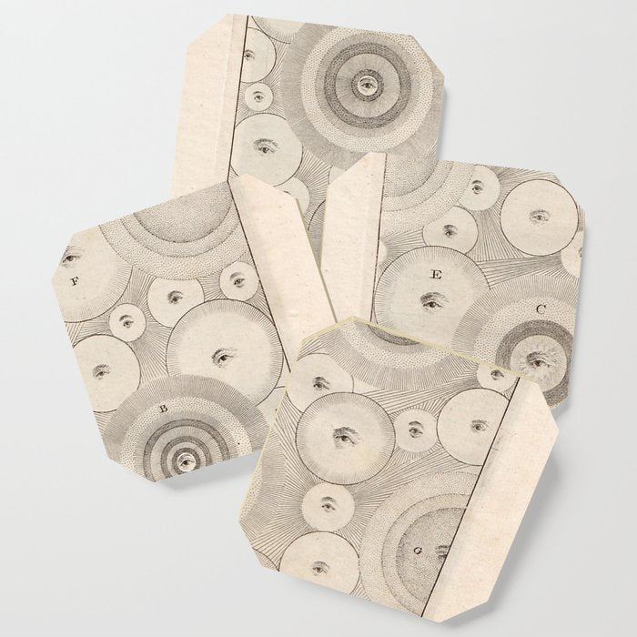 Art from Thomas Wright's "An Original Theory or New Hypothesis of the Universe," 1750 Coaster Gallery Image 1