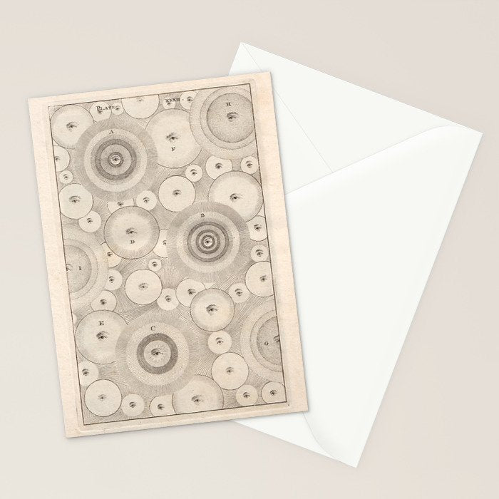 Art from Thomas Wright's "An Original Theory or New Hypothesis of the Universe," 1750 Stationery Card Gallery Image 2