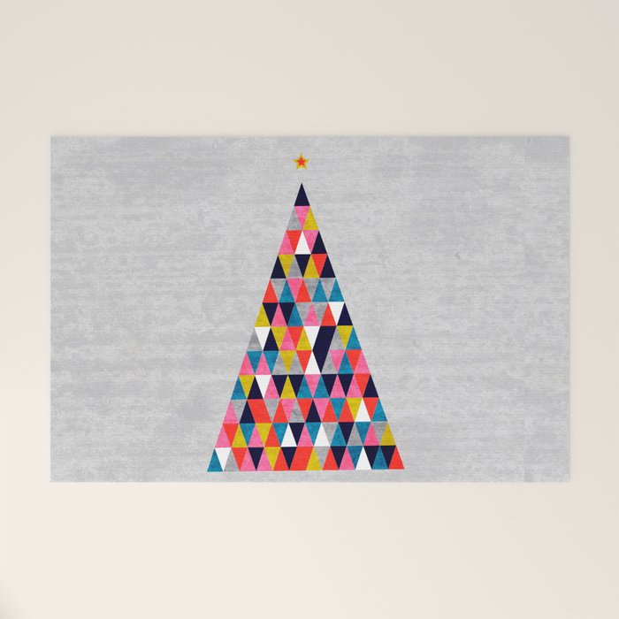 Minimalistic christmas tree Welcome Mat Gallery Image 1