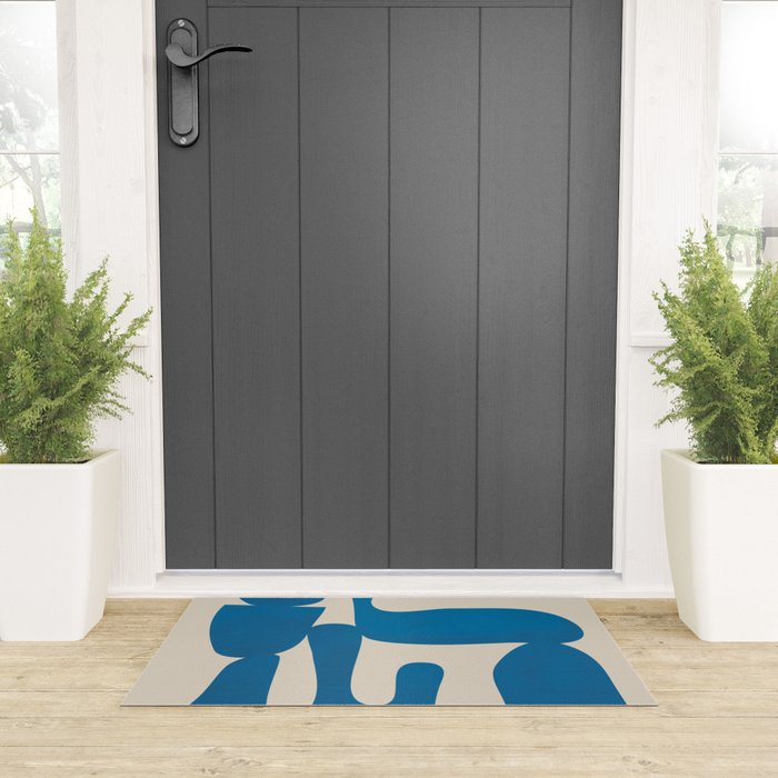 Modern Abstract Minimal Shapes 36 Welcome Mat Gallery Image 3