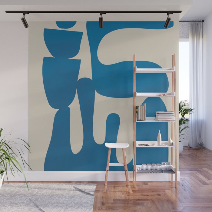 Modern Abstract Minimal Shapes 36 Wall Mural Gallery Image 1