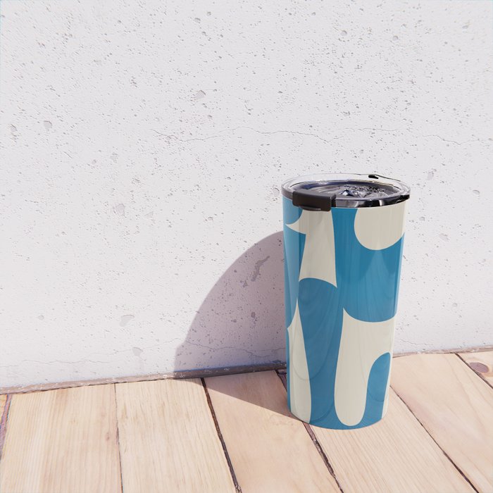 Modern Abstract Minimal Shapes 36 Travel Mug Gallery Image 4