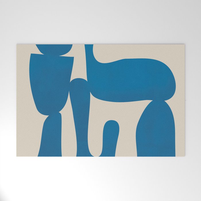 Modern Abstract Minimal Shapes 36 Welcome Mat Gallery Image 1