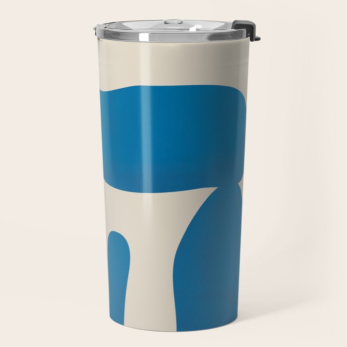 Modern Abstract Minimal Shapes 36 Travel Mug Gallery Image 2