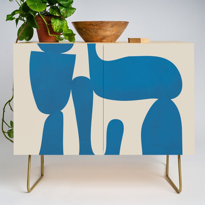 Modern Abstract Minimal Shapes 36 Credenza Gallery Image 1