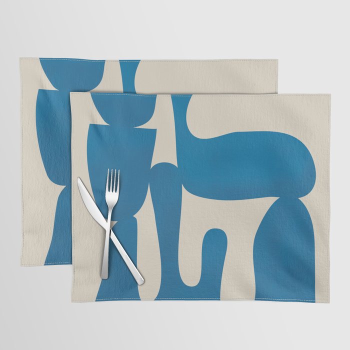 Modern Abstract Minimal Shapes 36 Placemat Gallery Image 1