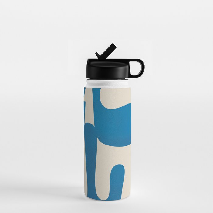 Modern Abstract Minimal Shapes 36 Water Bottle Gallery Image 1