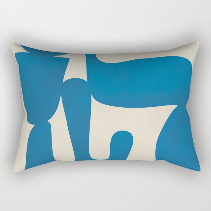 Modern Abstract Minimal Shapes 36 Rectangular Pillow Gallery Image 1