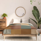 Bold Earthy Checks Pattern - Large VI Comforter Gallery Image 3