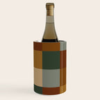 Bold Earthy Checks Pattern - Large VI Wine Chiller Gallery Image 3