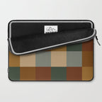 Bold Earthy Checks Pattern - Large VI Laptop Sleeve Gallery Image 2