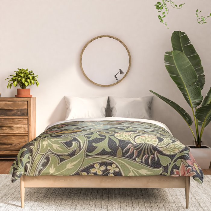 William Morris floral design  Comforter Gallery Image 3