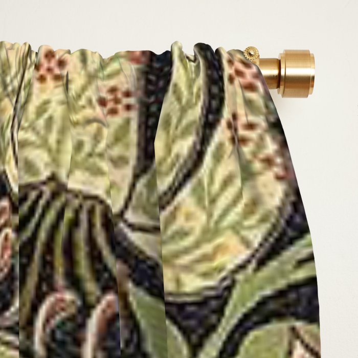 William Morris floral design  Window Curtain Gallery Image 2
