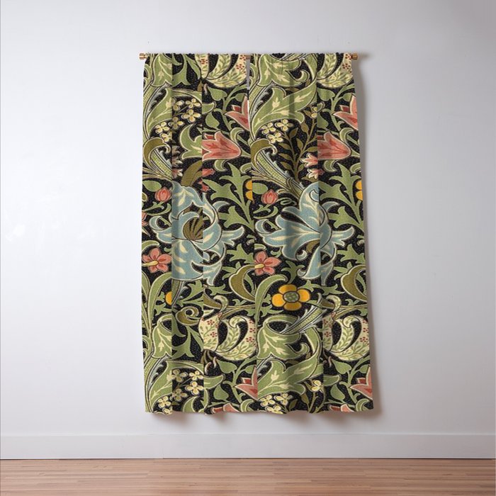 William Morris floral design  Window Curtain Gallery Image 3
