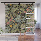 William Morris floral design  Wall Mural Gallery Image 1