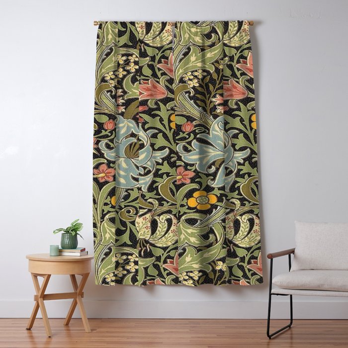 William Morris floral design  Window Curtain Gallery Image 5