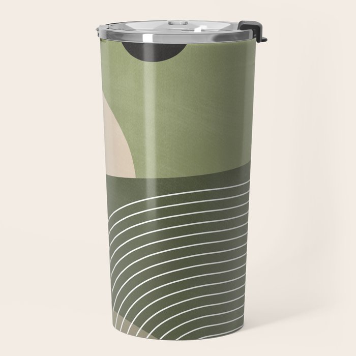 Abstract Geometric 6 Travel Mug Gallery Image 2