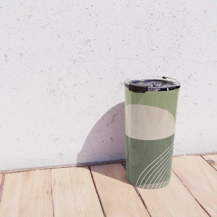 Abstract Geometric 6 Travel Mug Gallery Image 4