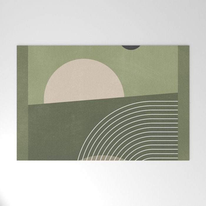 Abstract Geometric 6 Welcome Mat Gallery Image 1