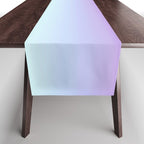Ombre Color Lavender Blue Shade Table Runner Gallery Image 1