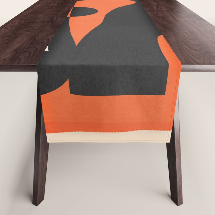 Modern Abstract Art Motion 2 Table Runner Gallery Image 1
