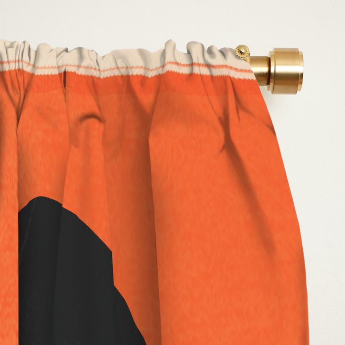 Modern Abstract Art Motion 2 Window Curtain Gallery Image 2