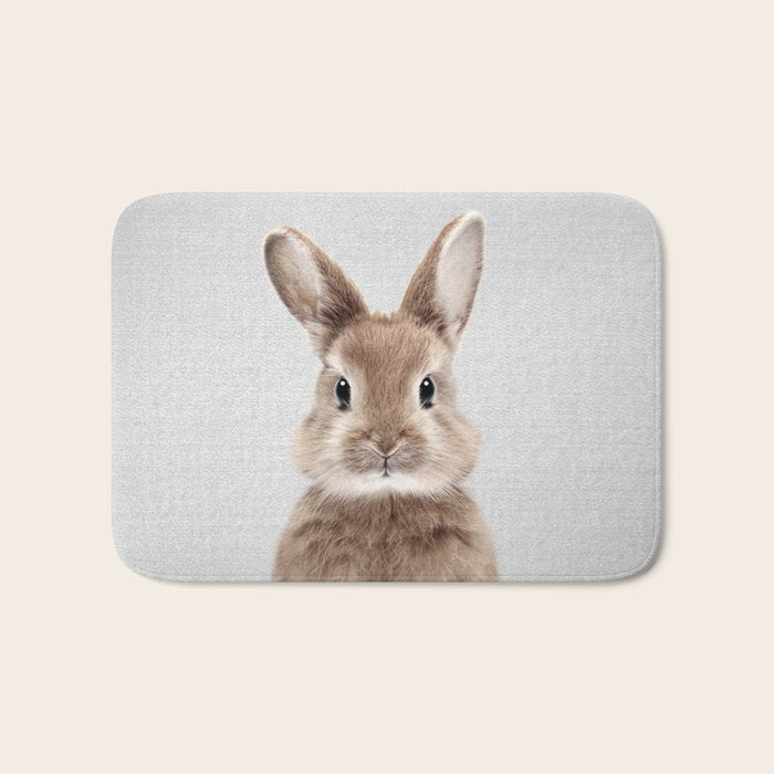 Baby Rabbit - Colorful Bath Mat Gallery Image 1