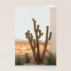 Sunset Cactus - Neutral Desert Wall Art Stationery Card Gallery Image 2