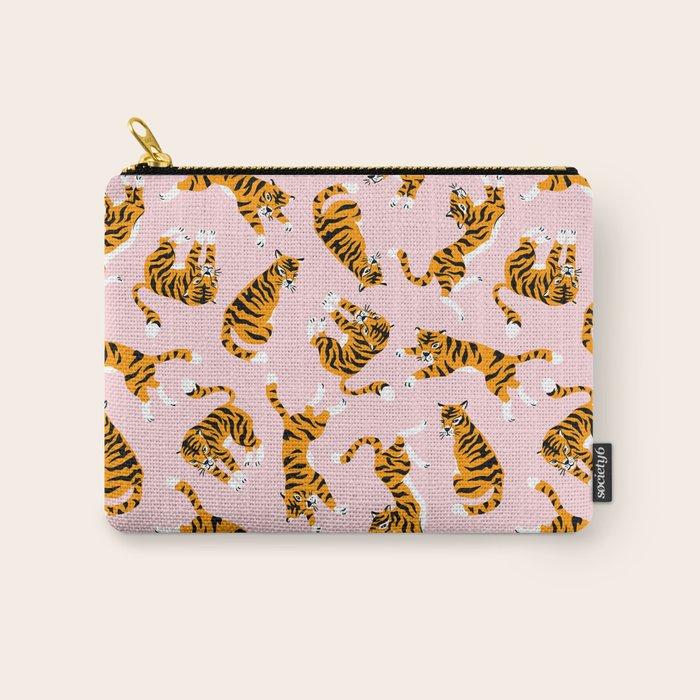 Cute tigers Carry All Pouch Gallery Image 1