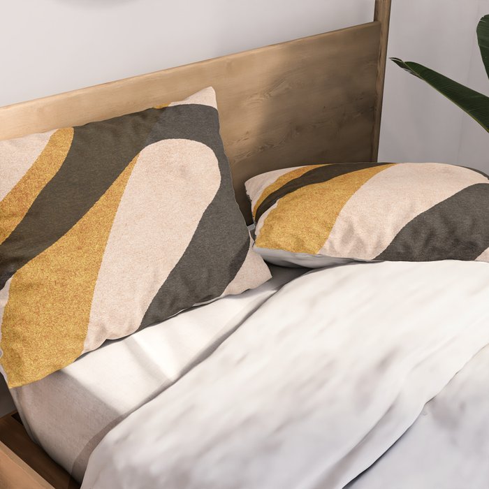 ABSTRACT ALPHABET / Script R Pillow Sham Gallery Image 2