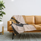 ABSTRACT ALPHABET / Script R Throw Blanket Gallery Image 1