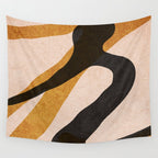 ABSTRACT ALPHABET / Script R Wall Tapestry Gallery Image 4