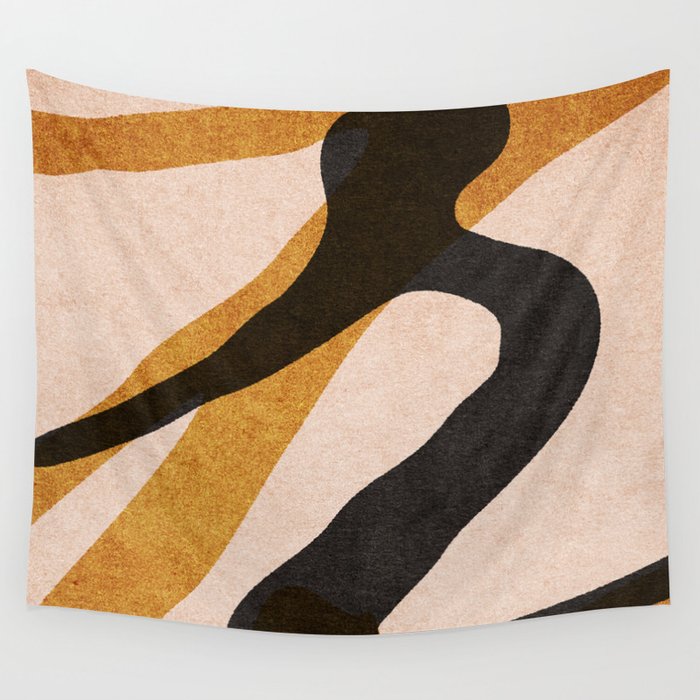 ABSTRACT ALPHABET / Script R Wall Tapestry Gallery Image 1