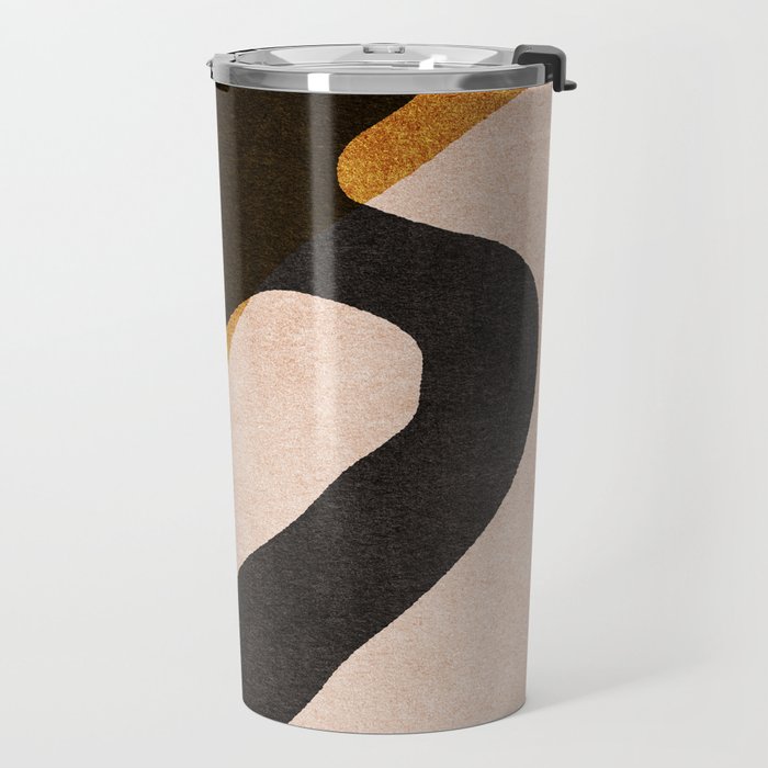 ABSTRACT ALPHABET / Script R Travel Mug Gallery Image 2