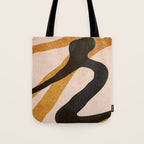 ABSTRACT ALPHABET / Script R Tote Bag Gallery Image 1